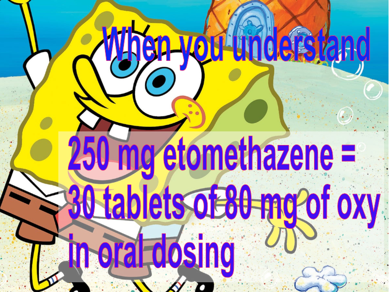 Read more about the article Etometazene is a super substitute for oxycontin.